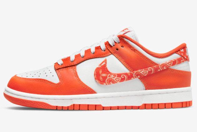 Latest Release Nike Dunk Low Orange Paisley DH4401-103