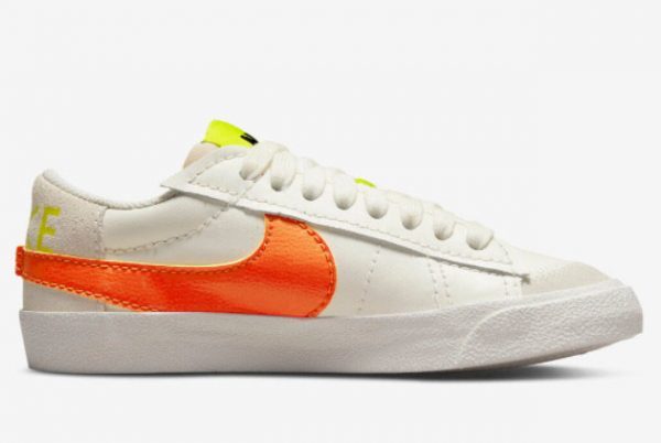 2022 Brand New Nike Blazer Low Jumbo Volt Orange DQ1470-103-1