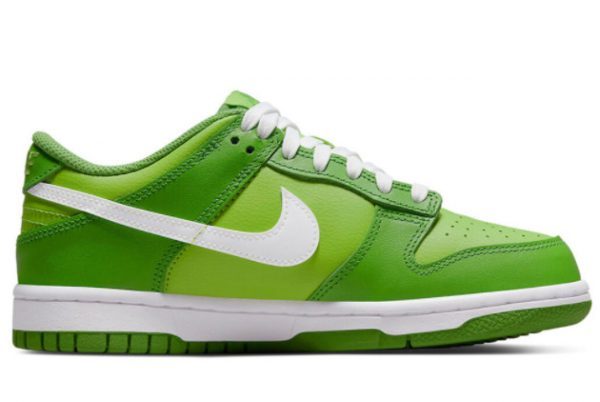 2022 New Release Nike Dunk Low GS Kermit Green White DJ6188-301-1