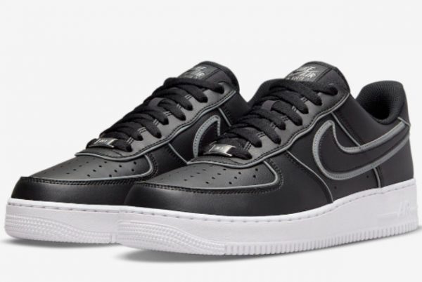 2022 Nike AF1 Air Force 1 Low Black Reflective DQ5020-010-2