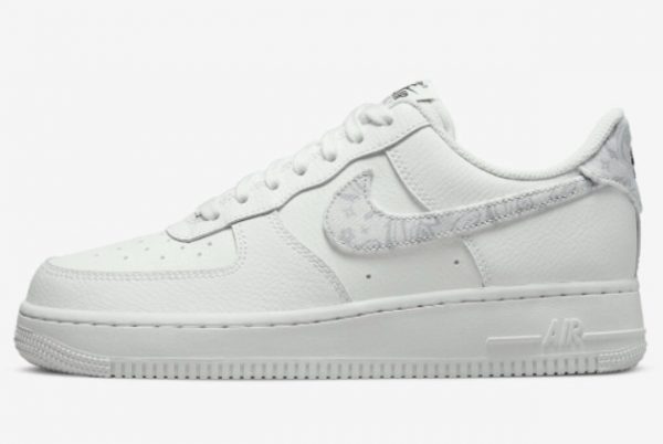 2022 Nike Air Force 1 Low White Paisley For Sale DJ9942-100