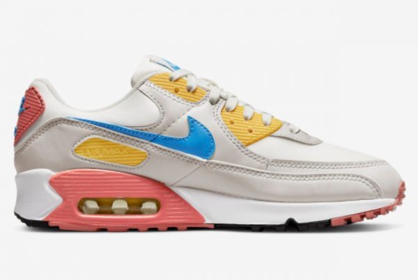 2022 Nike Air Max 90s Multicolor Sneakers For Sale DJ9991-100-1
