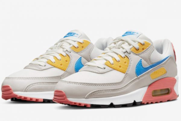 2022 Nike Air Max 90s Multicolor Sneakers For Sale DJ9991-100-2