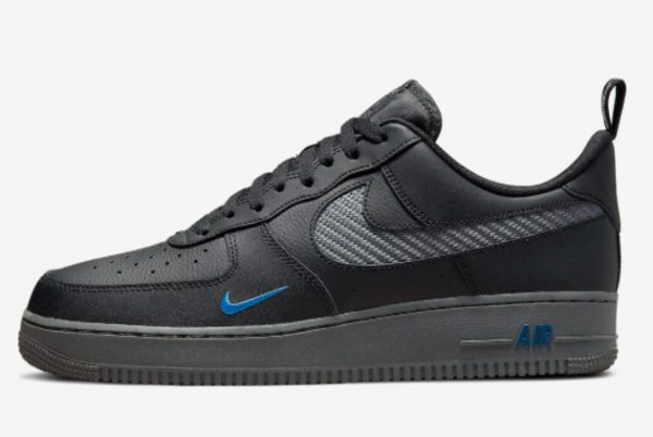 2022 Releases Nike Air Force 1 Black Blue DR0155-002
