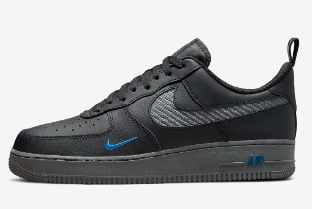 2022 Releases Nike Air Force 1 Black Blue DR0155-002