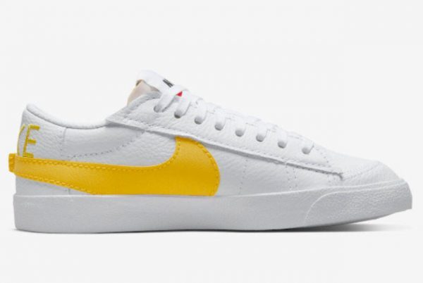 Cheap Nike Blazer Low Jumbo White Yellow Running Shoes DV3506-100-1