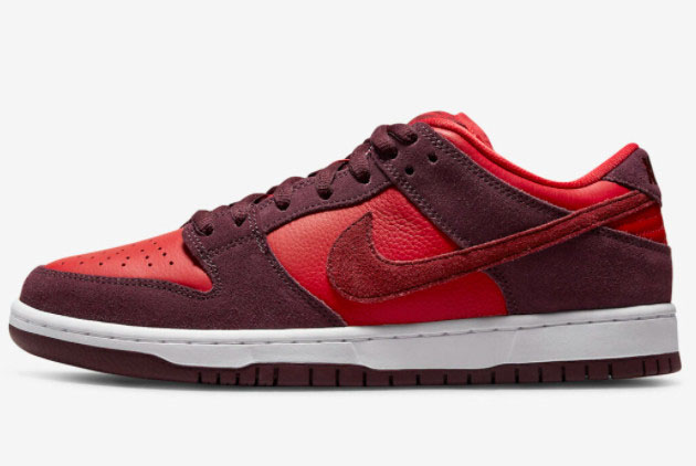 Latest Release Nike SB Dunk Low Cherry For Sale DM0807-600