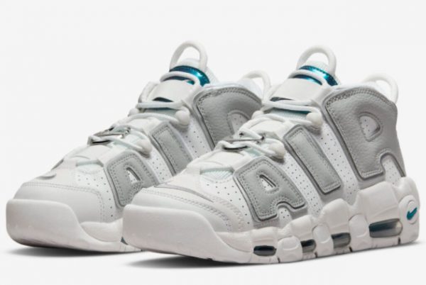 Nike Air More Uptempo Metallic Teal Outlet Sale DR7854-100-2