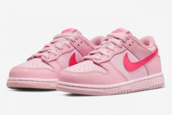 Nike Dunk Low GS Triple Pink Sneakers On Sale DH9756-600-2