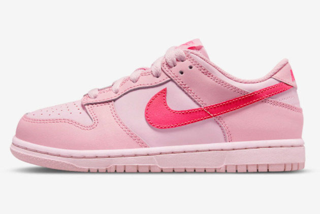 Nike Dunk Low GS Triple Pink Sneakers On Sale DH9756-600