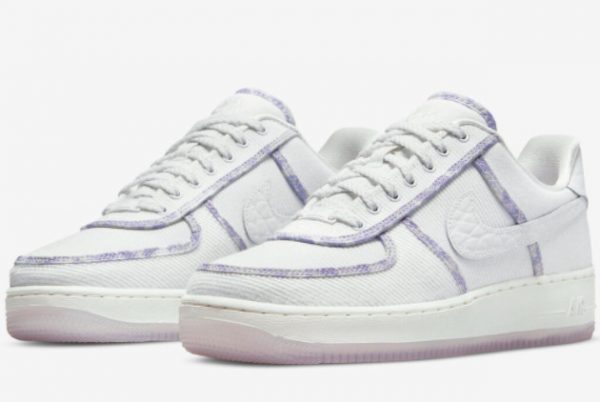 Nike Air Force 1 Low Lavender Sneakers On Sale DV6136-100-2