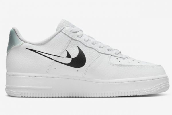 Nike Air Force 1 Low White Black With Shadow Swooshes DV3455-100-1