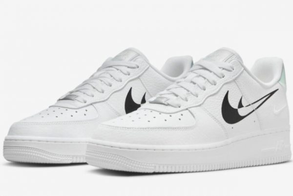 Nike Air Force 1 Low White Black With Shadow Swooshes DV3455-100-2