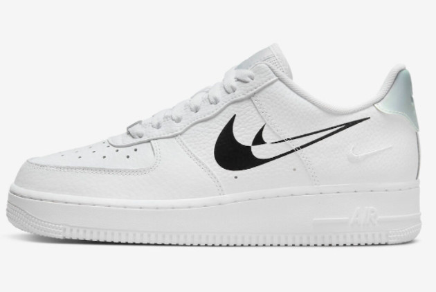 Nike Air Force 1 Low White Black With Shadow Swooshes DV3455-100