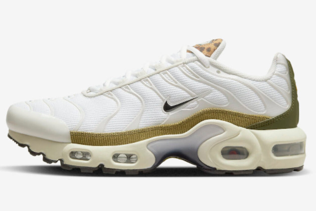 2022 Cheap Price Nike Air Max Plus Leopard White Olive DX9283-100