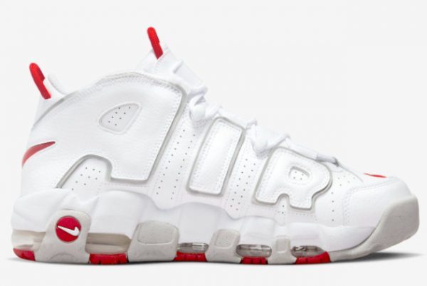 2022 Latest Release Nike Air More Uptempo White Red DX8965-100-1