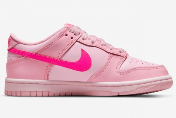 2022 Newest Nike Dunk Low GS Triple Pink Shoes DH9765-600-1
