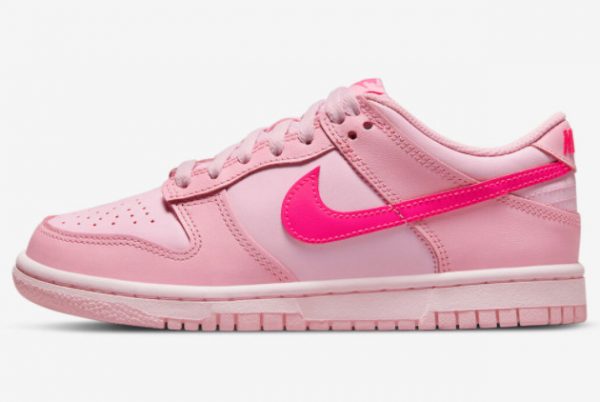 2022 Newest Nike Dunk Low GS Triple Pink Shoes DH9765-600