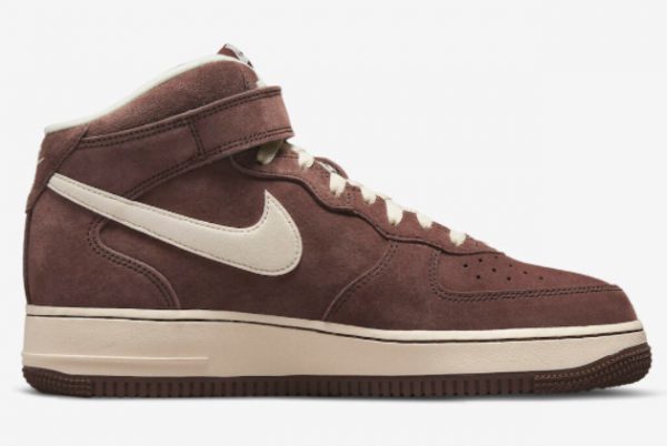 2022 Nike Air Force 1 Mid ’07 QS Chocolate Outlet Store DM0107-200-1