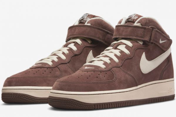 2022 Nike Air Force 1 Mid ’07 QS Chocolate Outlet Store DM0107-200-2