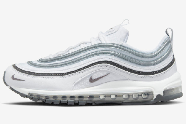 2022 Nike Air Max 97 White Silver Grey Casual Shoes DX8970-100