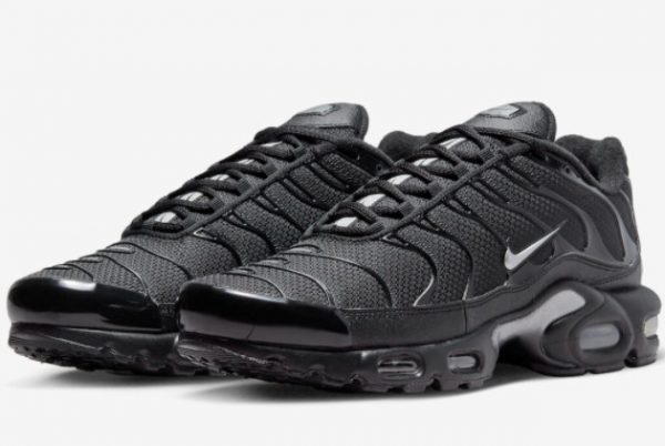 2022 Nike Air Max Plus Black Silver Running Shoes DX8971-001-2