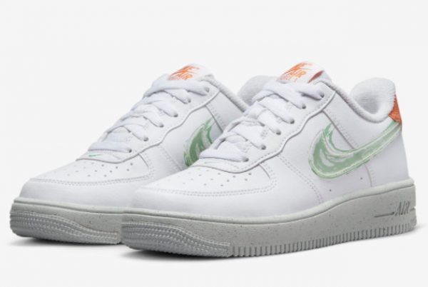 Where To Buy Nike Air Force 1 Low Brushstroke Swoosh DX3067-100-2