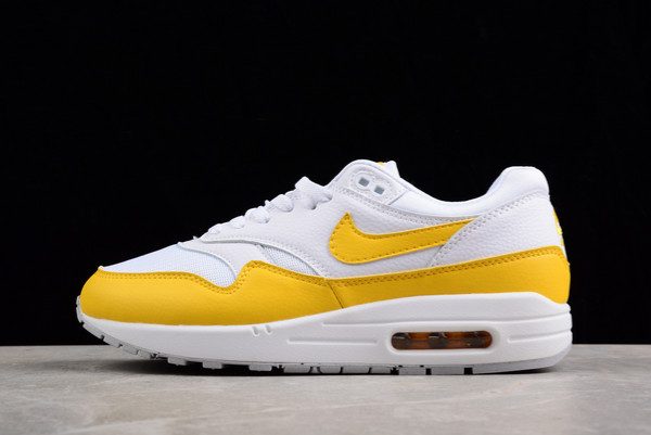 2022 Black Friday Nike Air Max 1 White Tour Yellow For Sale DX2954-001
