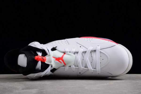 2022 Air Jordan 6 Retro White Infrared Sneakers On Sale 384664-123-2