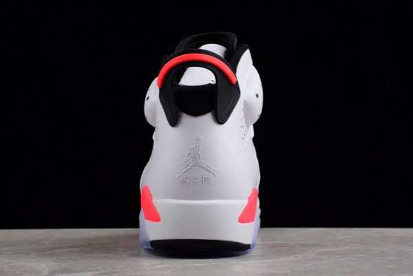 2022 Air Jordan 6 Retro White Infrared Sneakers On Sale 384664-123-3