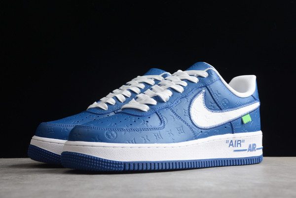 2022 Nike AF1 Air Force 1 Low Blue White Outlet Sale MS 0232-2