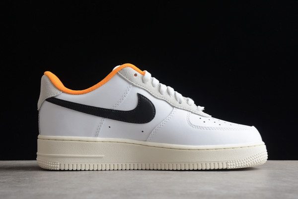 Nike Air Force 1 Low Hoops White Orange Cheap For Sale DX3357-100-1