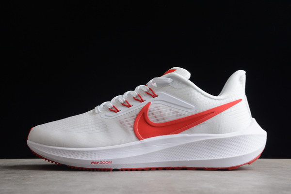 Nike Air Zoom Pegasus 39 Premium White University Red Road Running Shoes DH4072-103
