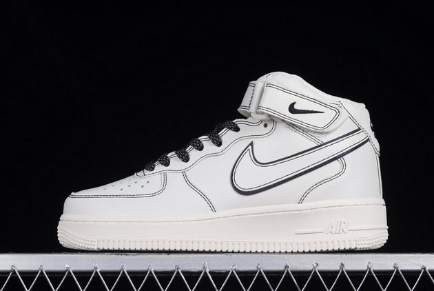 Where To Buy The BY6899-693 Nike Air Force 1 '07 Mid White Black 2022 Shoes