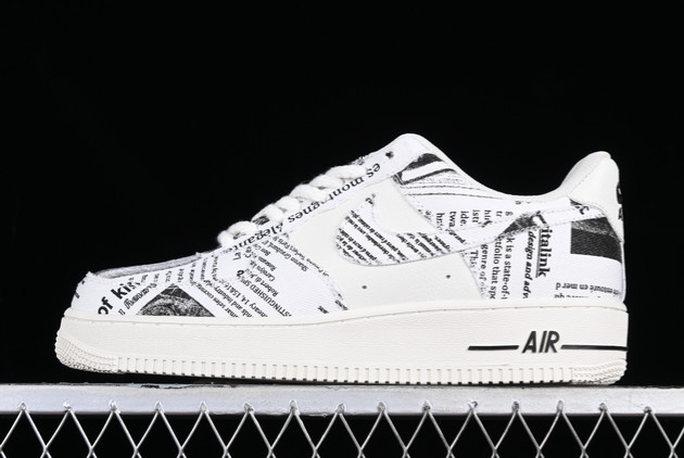 Where to Buy The FB0607-033 Nike Air Force 1 '07 Low White Black 2023 Shoes