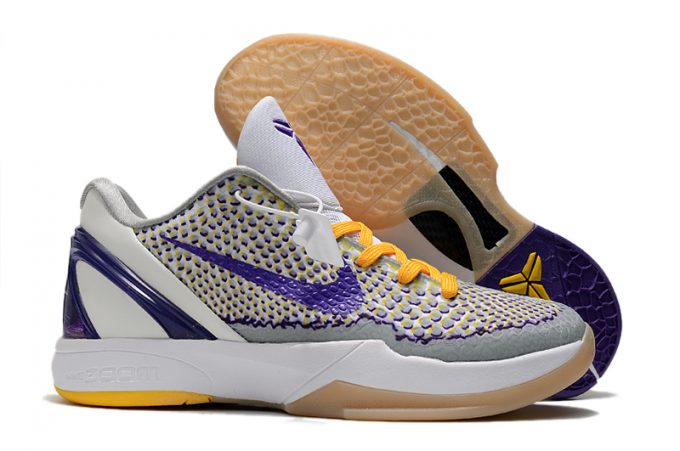 Where to Buy The CW2190-101 Nike Kobe 6 "3D Lakers" 2023 Shoes