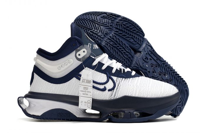 Where to Buy The Nike Zoom GT Jump 2 White/Navy Blue 2023 Shoes