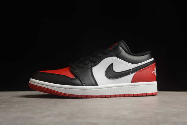 Where to Buy The 553558-161 Air Jordan 1 Low Bred Toe 2024 Basketball Shoes