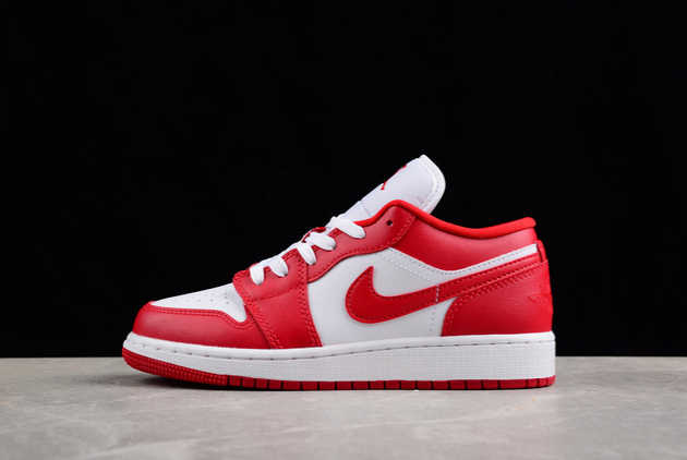 Where to Buy The 553560-611 Air Jordan 1 Low SE AJ1 Gym Red White 2024 Basketball Shoes