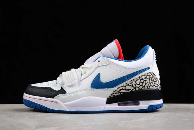Where to Buy The FV8117-141 Air Jordan Legacy 312 Low White Grey Blue 2024 Basketball Shoes