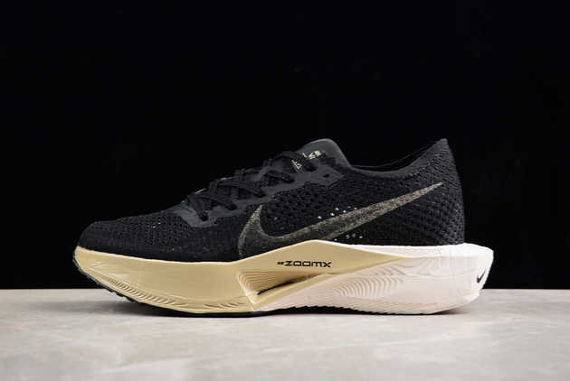 Where to Buy The DV4129-001 Nike ZoomX VaporFly Next% 3 Black Metallic Gold Grain 2024 Basketball Shoes