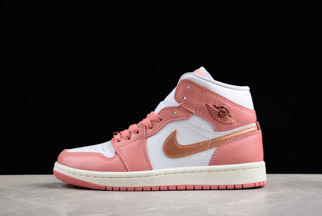 Where to Buy The FB9892-670 Air Jordan 1 Mid SE Red Stardust 2024 Basketball Shoes